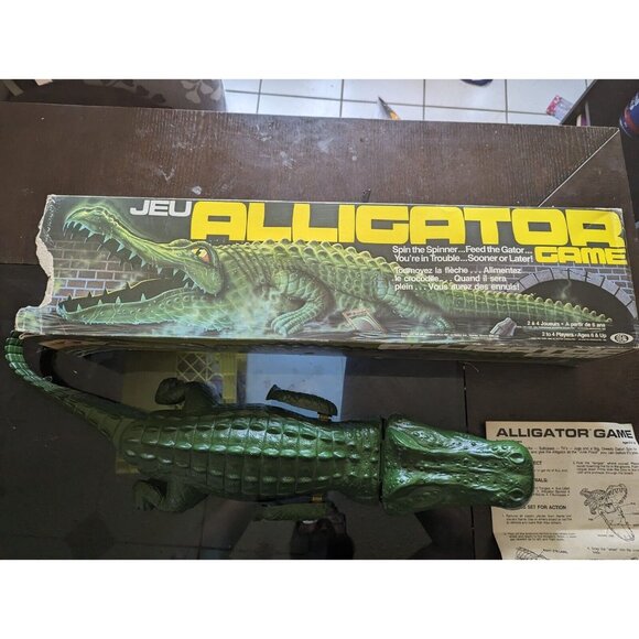 Rare ALLIGATOR GAME Vintage IDEAL 1980 With Box Horror Movie Complete! - Picture 5 of 5